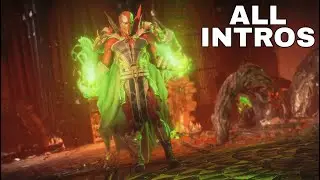 MORTAL KOMBAT 11 Spawn All Intro Character Dialogues MK11