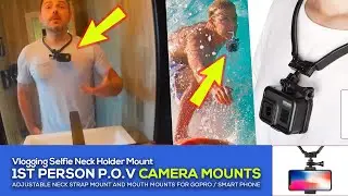 Best GoPro Camera POV Mounts & Footage - GoPro Neck Mount Review - Mouth Mount Footage