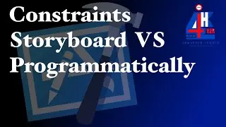 Basic Adding Constraints Using Storyboard VS  Programmatically