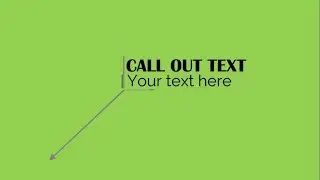 Green Screen CALLOUTS text, Free link download gratis