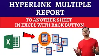 🧩Hyperlink Multiple Report to Another Sheet in Excel with Back button