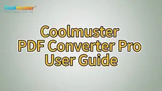 Coolmuster PDF Converter Pro: Convert PDF to Other File Formats