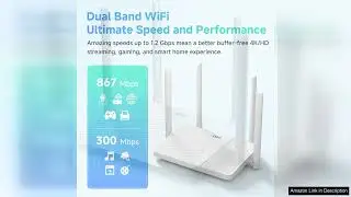 AC1200 Gigabit WiFi Router 2.4GHz +5GHz Dual Band MU-MIMO Wireless Internet Router Review