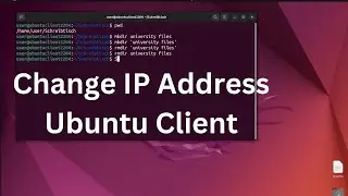 How to change IP Address on Ubuntu Client