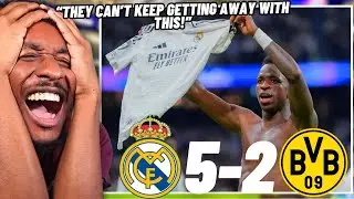 HATE WATCH FAILED.... AGAIN 😭 VINI JR HAT TRICK | Real Madrid 5-2 BVB LIVE Reaction