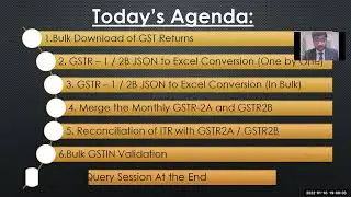 GST Automation with Python Tools for GSTR2B - 2A reconciliation