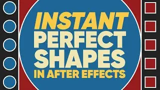 PERFECT After Effects Shapes in LESS THAN 2 MINUTES! - Adobe Quick Tip