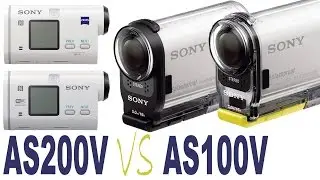 Sony Action Cam HDR-AS200V vs HDR-AS100V (Spec comparison)