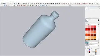 3D Bottle in Sketchup