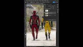 Turn Deadpool into Kidpool funny edit in Photoshop 2024