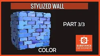 SUBSTANCE DESIGNER || Stylized wall part 3