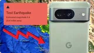 Earthquake ALERT’S on Your Google Pixel 8 #teampixel