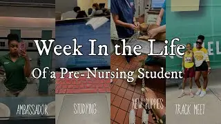 WEEK IN THE LIFE OF A PRE-NURSING STUDENT| Studying, Classes, New Puppies + more