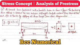 Stress Concept | RCC Numerical | Prestress