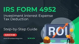 IRS Form 4952 - Investment Interest Expense Deduction