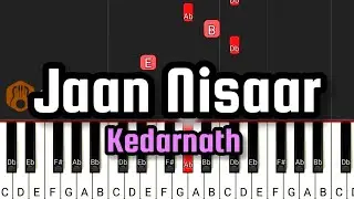 Jaan Nisaar - Kedarnath | Easy Piano Tutorial | Guitar Tab #tiktok |