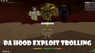 Trolling on Da hood as DIO - ROBLOX EXPLOITING