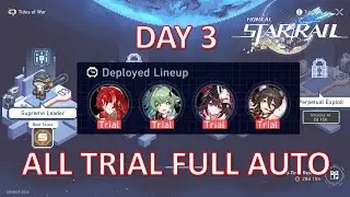 Tides of War Supreme Leader All Trial Characters Full Auto S Rank | Honkai Star Rail