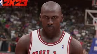 NBA 2K23 - (Michael Jordan Gameplay) vs. Detroit 