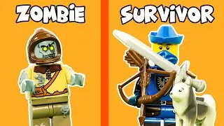 Я сделал LEGO ЗОМБИ Апокалипсис ! / I made LEGO ZOMBIE Apocalypse in  medieval !