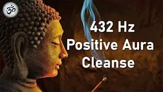 Positive Aura Cleanse, 432 Hz, Positive Energy Vibration, Cleanse Negative Energy, Deep Meditation