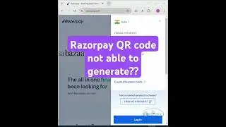 Why is my Razorpay  QR code not working? |How to enable QR code in Razorpay?  #short #shorts #viral