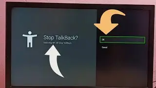 How to Turn OFF Talkback mode on THOMSON Android TV | How to Turn ON / OFF TalkBack