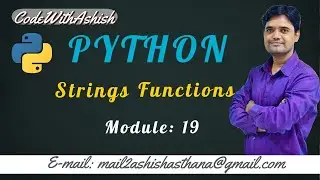 Lecture 19: String Built-in Functions