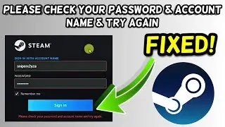 Steam Login Problem FIX | Steam login error solution