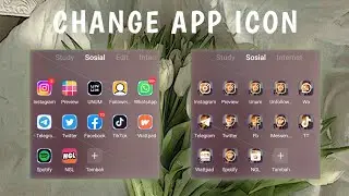 Cara ubah icon aplikasi menjadi foto bias/foto sendiri♡