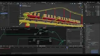 Roller Coaster - Blender Geometry Nodes