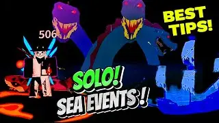 Best Tips❗To Farm SOLO Fools Gold and  Sea Events & Best Builds for Sea Events  in  Blox fruits