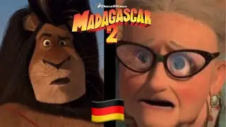 Madagascar Escape 2 Africa: The A Nana Beats Up A Makunga Scene (German!)