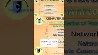 Computer Network and Communication Made Easy Tutorial for Computer Science Student All boards FBISE