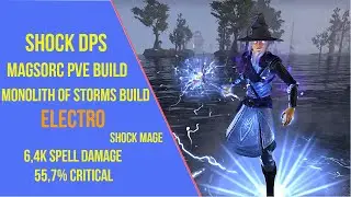 ESO Magicka Sorcerer Shock DPS PVE Build - Electro - Necrom