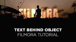 Text Behind Object Effect FILMORA