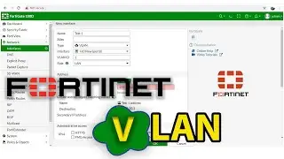 fortinet firewall vlan configuration and  routing