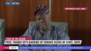 President Tinubu Receives Backing From Former Heads Of State And Government