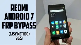 Redmi android 7.1 Frp bypass || Xiaomi android 7 google account bypass (2023)(without pc)