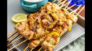 Baked or Grilled Salmon Kabobs