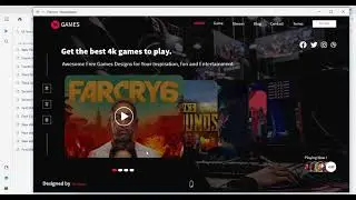 How to Create Animated Carousel in Adobe XD Gaming Landing Page - ADOBE XD #2 - 2021