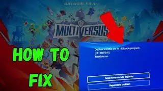 How To Fix MultiVersus CE-34878-0 Error On PS4 | 2024 Fixes
