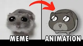 Sad Hamster Original vs Animation