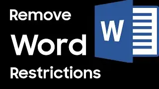 How to Remove Editing and Formatting Restrictions on a Word Document - Word Restrictions Remover