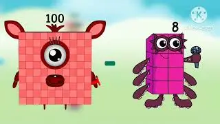 Numberblocks Substraction Math to 100 Numberblocks Math 1-100// Leats Learn  Numberblocks 1 to 100