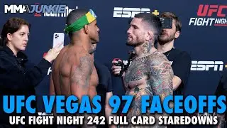 UFC Fight Night 242 Full Fight Card Faceoffs From Las Vegas | UFC Vegas 97