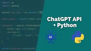 ChatGPT API Python tutorial for COMPLETE beginners