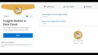 Create Insights with the Insights Builder: Insights Builder in Data Cloud