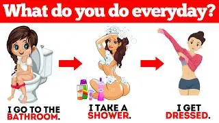 What Do You Do Every Day? for Beginner Daily English | Daily Routines in English | English Sentences