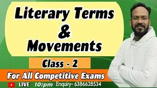 🔥Literary Terms & Movements Mega Class 🎯For All Competitive Exams || Class -02 || English Discovery